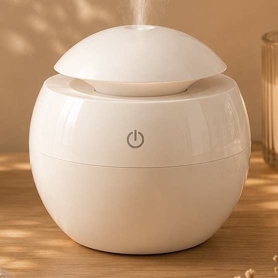 Humidificador Esfera Blanca