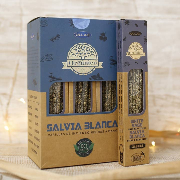 Incienso Ullas Salvia Blanca · pack de 12
